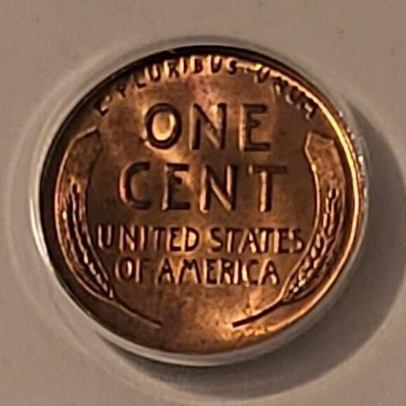 1935 Lincoln Wheat Cent MS65 RED ANACS Light Patina - Picture 4 of 4